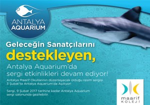 Antalya Aquarium Maarif Okullar Resim Sergisi