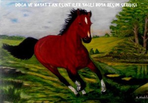 Doa Ve Hayattan Esintiler Yal Boya Resim Sergisi