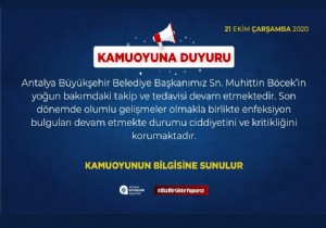 te Bakan Bcek in Salk Durumuyla lgili Son Resmi Aklama