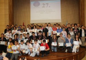 Akdeniz Üniversitesi;nin düzenlediği 27. Ulusal Antalya Matematik Olimpiyatları sonuçları açıklandı