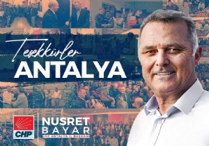 CHP nin Antalya Yeni l Bakan Nusret Bayar Oldu