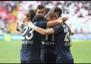 Antalyaspor da Bursa Galibiyeti Sevinci