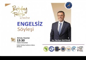 Av.Serkan Bayram Buday Tanesi ,Engelsiz Syleiyle Akdenizli Genlerle Buluuyor