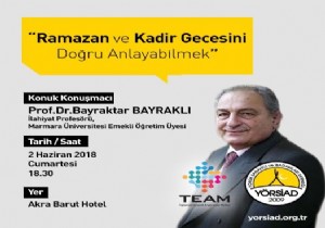 Prof.Dr Bayrakl Yrsiad ve Teamder in Konuu